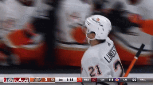Hockey Player Number 21 GIF