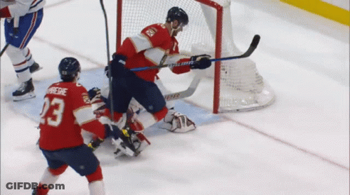 Hockey Player Number 23 GIF