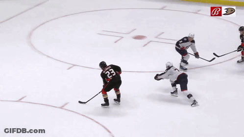 Hockey Player Number 23 GIF