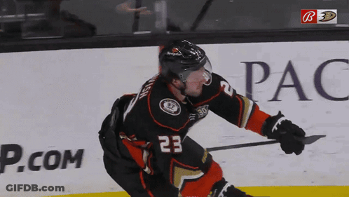 Hockey Player Number 23 GIF