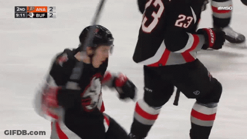 Hockey Player Number 23 GIF
