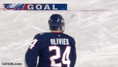 Hockey Player Number 24 GIF