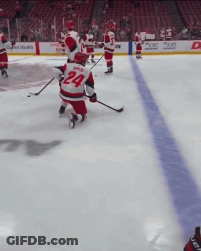 Hockey Player Number 24 GIF