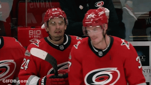 Hockey Player Number 24 Next To Another Player GIF