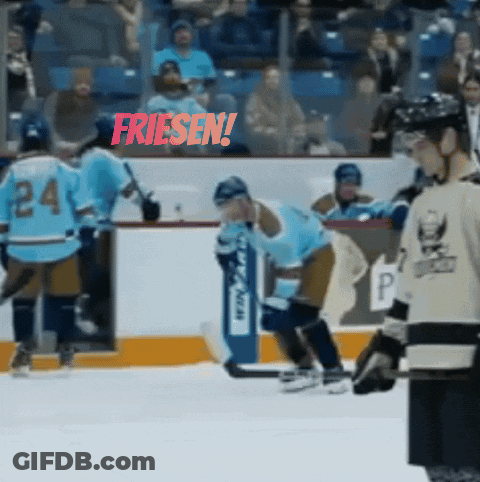 Hockey Player Number 24 On Ice GIF