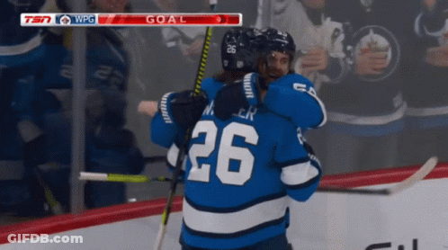 Hockey Player Number 26 GIF