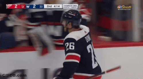 Hockey Player Number 26 On Ice GIF