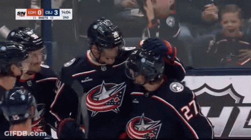 Hockey Player Number 27 GIF