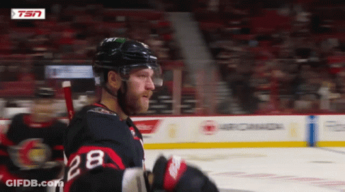 Hockey Player Number 28 GIF