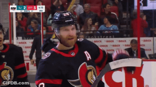 Hockey Player Number 28 On Ice GIF