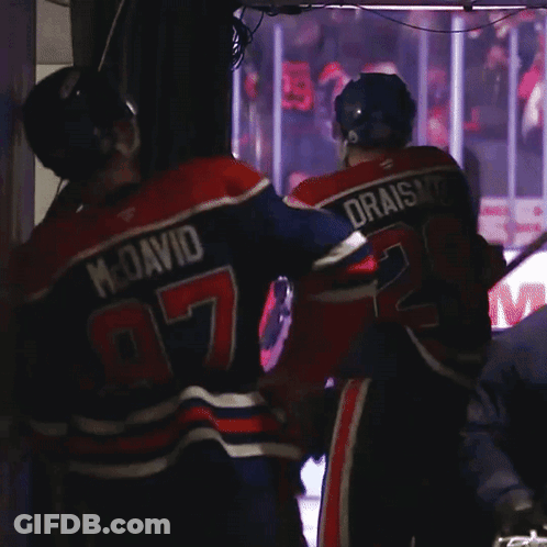 Hockey Player Number 29 GIF
