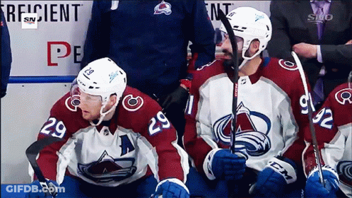 Hockey Player Number 29 GIF