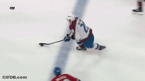 Hockey Player Number 29 GIF