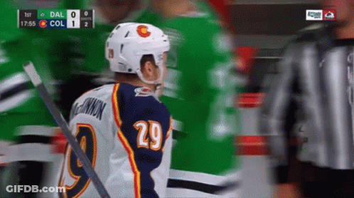 Hockey Player Number 29 On Ice GIF