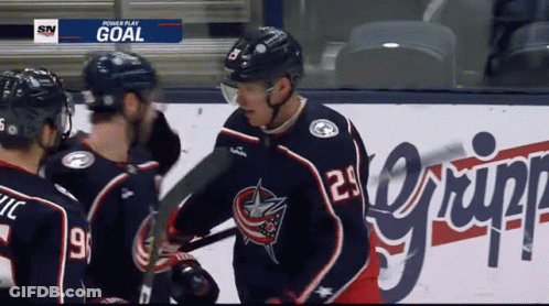 Hockey Player Number 29 GIF