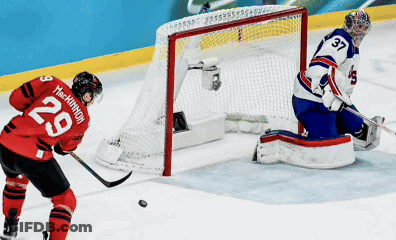 Hockey Player Number 29 GIF
