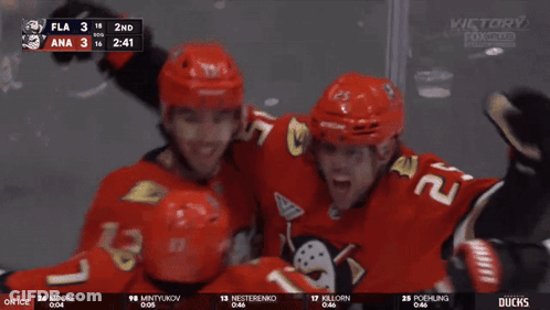 Hockey Player Number 3 GIF