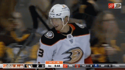 Hockey Player Number 3 Smiling GIF