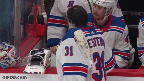 Hockey Player Number 31 GIF