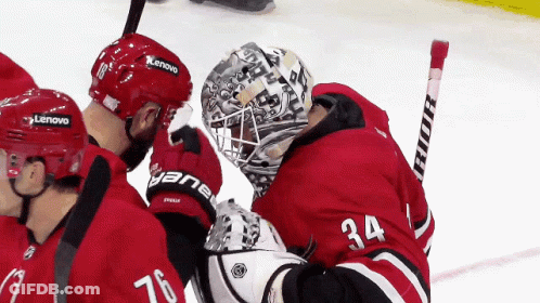 Hockey Player Number 34 GIF
