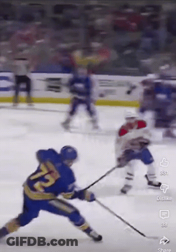 Hockey Player Number 35 GIF