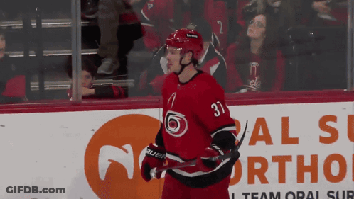 Hockey Player Number 37 On Ice GIF