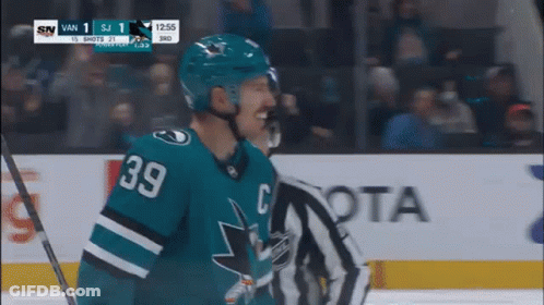 Hockey Player Number 39 On Ice GIF