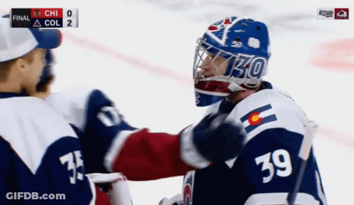 Hockey Player Number 39 GIF