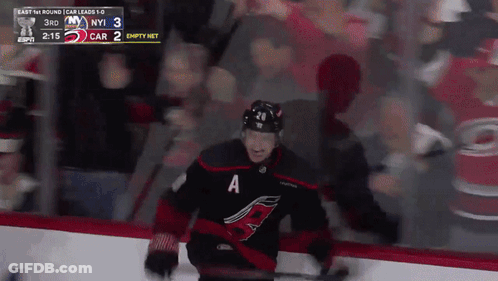 Hockey Player Number 4 On Ice GIF