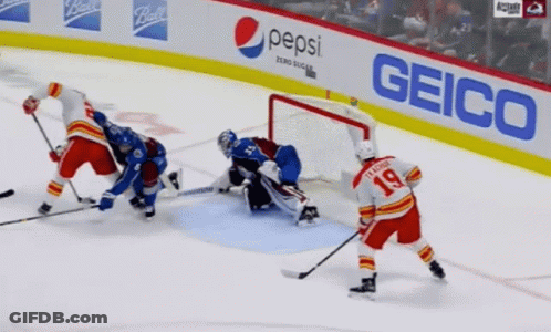 Hockey Player Number 4 Shaking Hands GIF