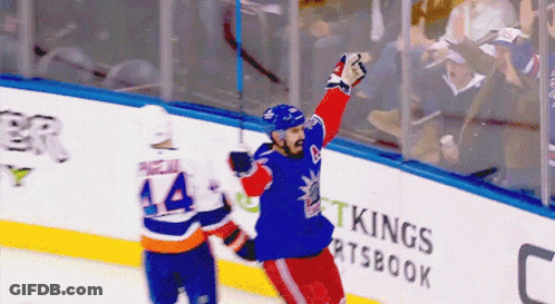 Hockey Player Number 44 GIF