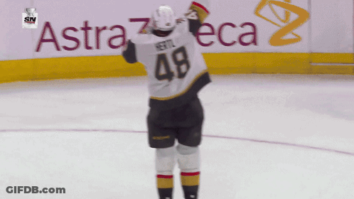 Hockey Player Number 48 On Ice GIF