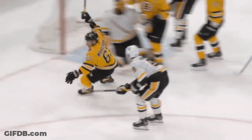 Hockey Player Number 5 On Ice GIF