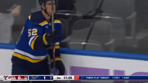Hockey Player Number 52 GIF