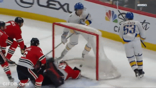 Hockey Player Number 53 GIF