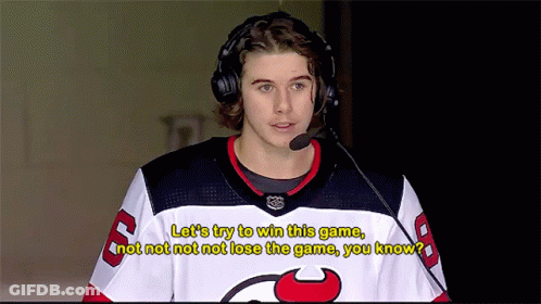 Hockey Player Number 6 GIF