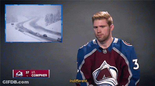 Hockey Player Number 6 Talking To Woman GIF