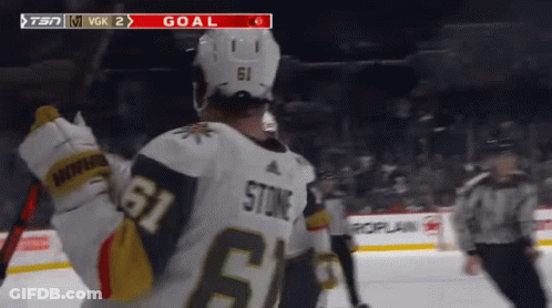 Hockey Player Number 61 GIF