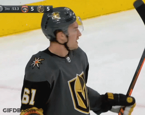 Hockey Player Number 61 GIF