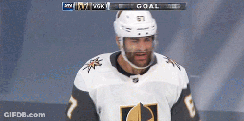 Hockey Player Number 7 By Scoreboard GIF