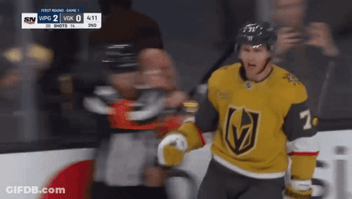 Hockey Player Number 7 On Ice GIF