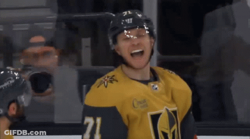 Hockey Player Number 71 Laughing GIF