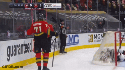 Hockey Player Number 71 On Ice GIF