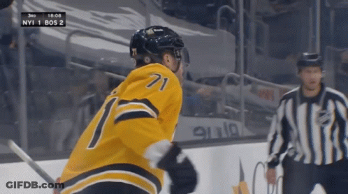 Hockey Player Number 71 GIF