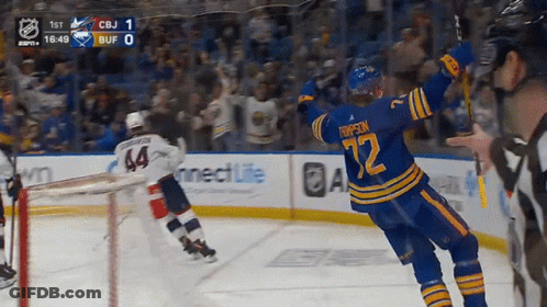 Hockey Player Number 72 GIF