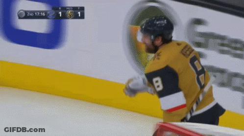 Hockey Player Number 8 GIF