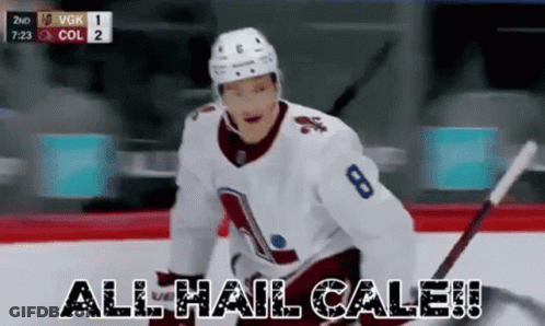 Hockey Player Number 8 On Ice GIF