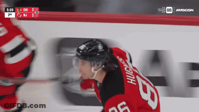 Hockey Player Number 8 On Shirt GIF