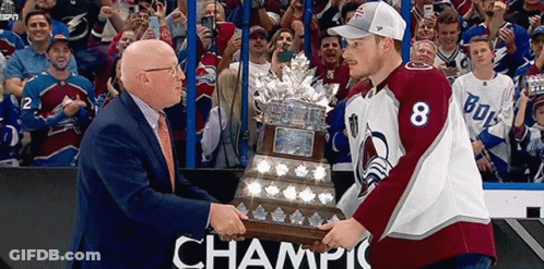 Hockey Player Number 8 GIF