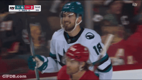 Hockey Player Number 85 On Ice GIF